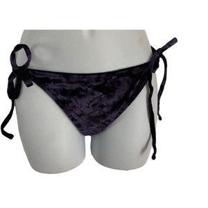 MINKPINK String Bikini BOTTOM Womens Size Medium M Crush Velvet